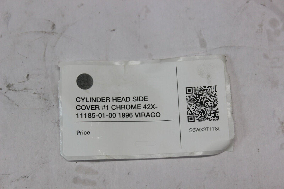 CYLINDER HEAD SIDE COVER #1 CHROME 42X-11185-01-00 1996 Yamaha VIRAGO XV1100S