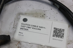 CLUTCH CABLE 54011-1227 1987 VULCAN VN750A