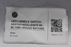 LEFT HANDLE SWITCH ASSY (#14) 2UJ-83973-00-00 1996 Yamaha VIRAGO XV1100S