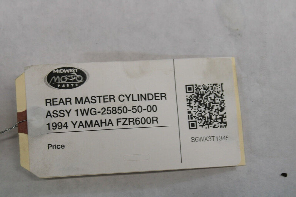REAR MASTER CYLINDER ASSY 1WG-25850-50-00 1994 YAMAHA FZR600R