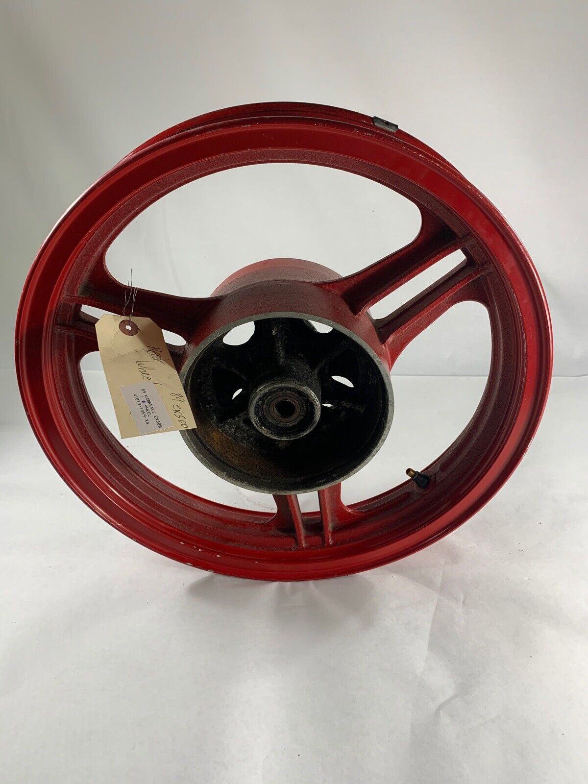 OEM Kawasaki EX500 Rear Wheel Red – Midwest Moto Parts
