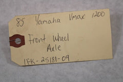 Front Wheel Axle 1FK-25181-09 1990 Yamaha Vmax VMX12 1200