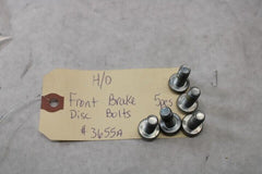 Front Rotor Bolts 5pcs #3655 Harley Davidson