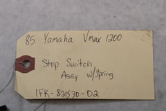 Stop Switch Assy w/ Spring 1FK-82530-02 1990 Yamaha Vmax VMX12 1200