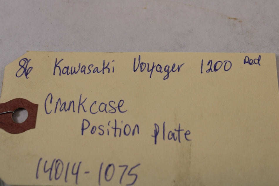 Crankcase Position Plate 14014-1075 1986 Kawasaki Voyager ZG1200