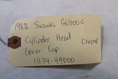 1982 Suzuki GS-1100G Z Cylinder Head Cover Cap Chrome 11174-49000