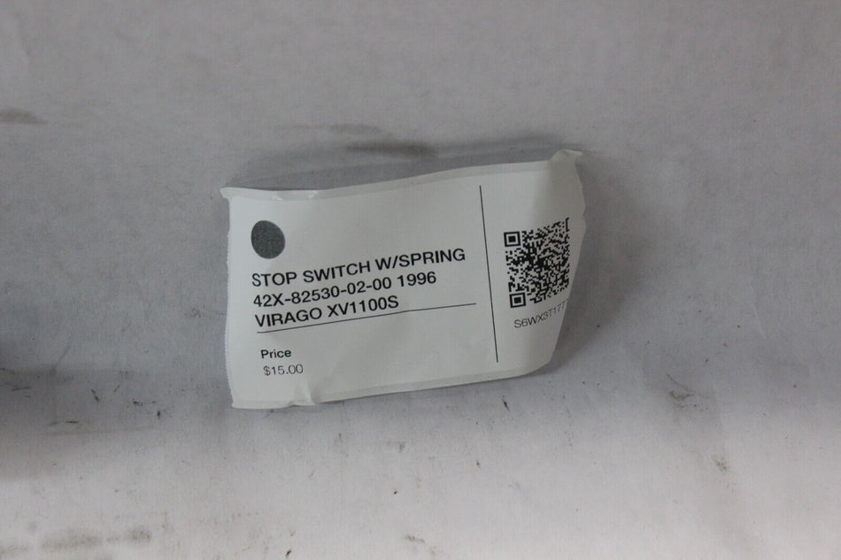 STOP SWITCH W/SPRING 42X-82530-02-00 1996 Yamaha VIRAGO XV1100S