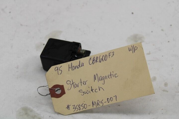 OEM Honda Motorcycle Starter Magnetic Switch 35850-MR5-007 1995 CBR600F3 White