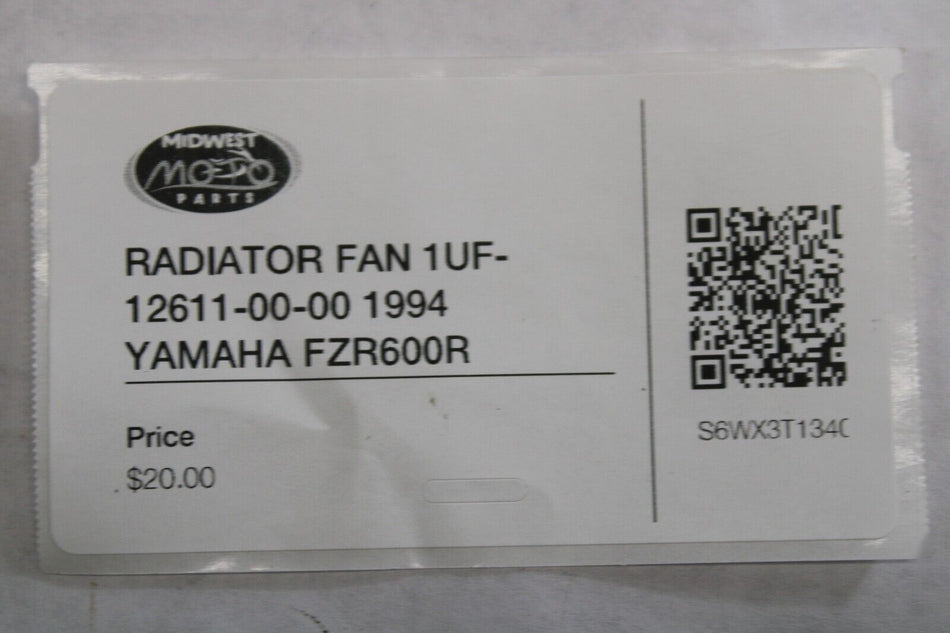 RADIATOR FAN 1UF-12611-00-00 1994 YAMAHA FZR600R