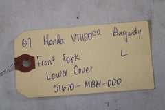 Front Fork Lower Cover Left 51670-MBH-000-2007 Honda Shadow Sabre VT1100C2