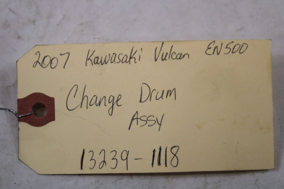 Change Drum Assy. 13239-1118 2007 Kawasaki Vulcan EN500C