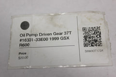 Oil Pump Driven Gear 37T #16331-33E00 1999 GSX R600
