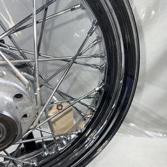 OEM Harley Davidson Front Single Hub Wheel 16" X 3" Chrome Spoke 25MM Bearings