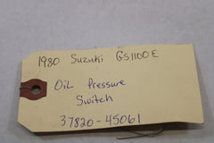 Oil Pressure Switch 37820-45061 1980 Suzuki GS1100 Red