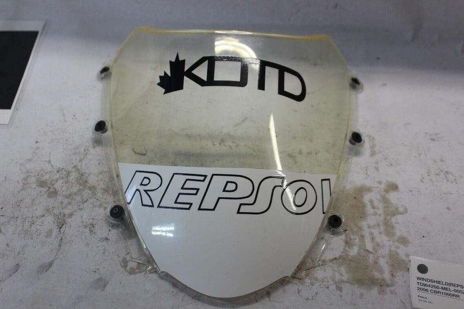WINDSHIELD (REPSOL/KOTD) 64250-MEL-000ZA 2006 HONDA CBR1000RR