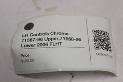 LH Controls Chrome 71567-96 Upper 71568-96 Lower 2006 FLHT HD Electraglide