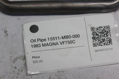 Oil Pipe 15511-MB0-000 1983 MAGNA VF750C