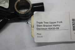 Triple Tree Upper Fork Stem Bracket Harley Davidson 45435-09