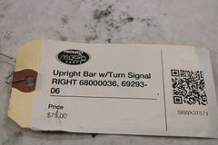 Upright Bar w/Turn Signal RIGHT 68000036, 69293-06 Harley Davidson