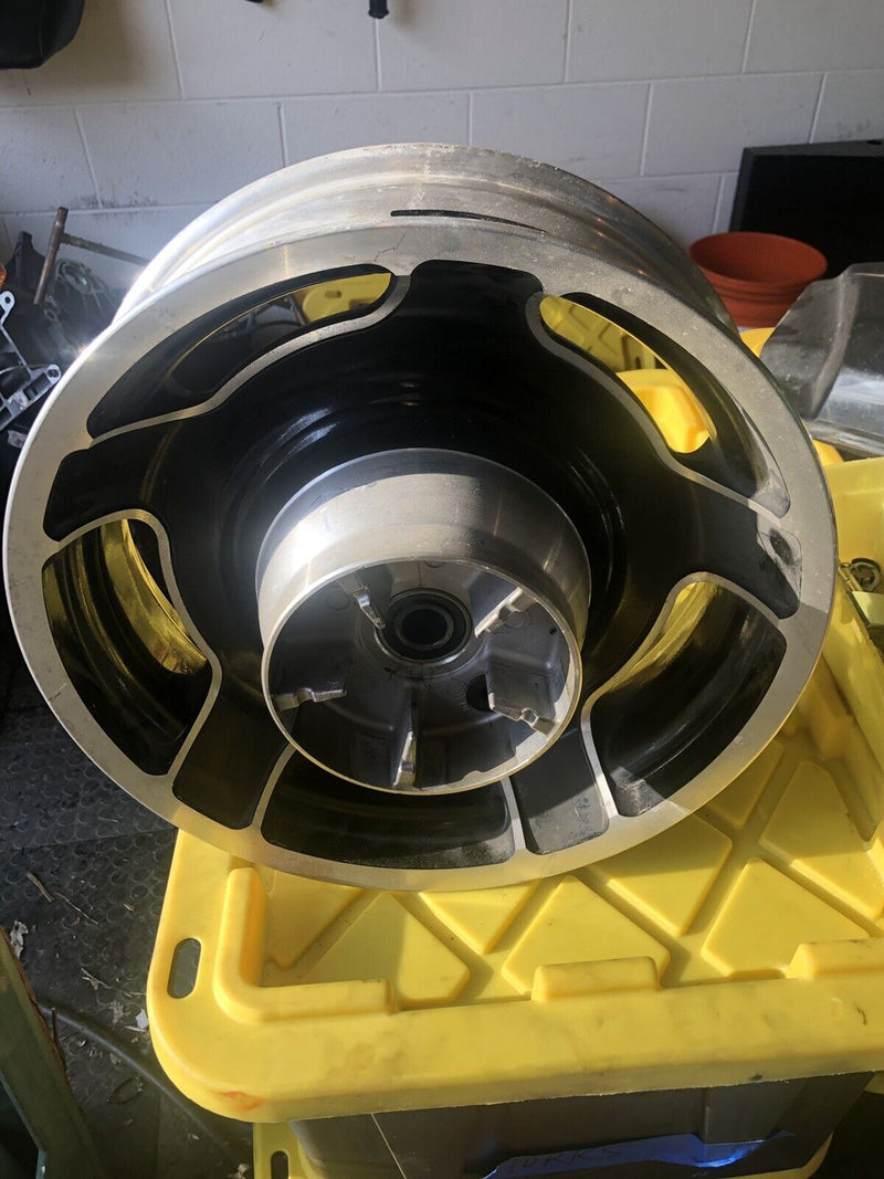 OEM Harley Davidson Rear Wheel 16  “Airstrike” Cush Hub 25mm Bearings Installed