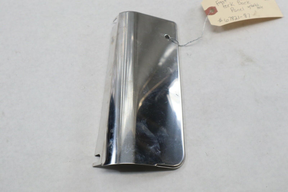OEM Harley Davidson Front Fork Rear Back Panel With Switch Hole LEFT 67821-87