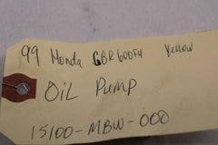Oil Pump 15100-MBW-000 1999 Honda CBR600F4