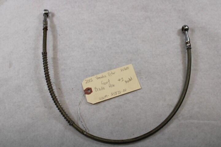 Front Brake Hose 1 (Braided) 4WM-25872-00 2002 Yamaha RoadStar XV1600A