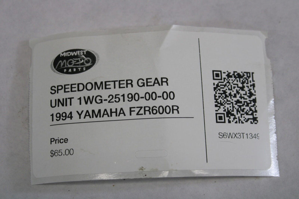 SPEEDOMETER GEAR UNIT 1WG-25190-00-00 1994 YAMAHA FZR600R