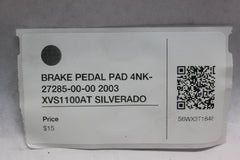 BRAKE PEDAL PAD 4NK-27285-00-00 2003 XVS1100AT SILVERADO