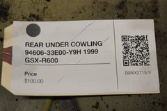 REAR UNDER COWLING 94606-33E00-Y9H 1999 Suzuki GSX-R600