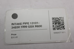 INTAKE PIPE 13101-34E00 1999 GSX R600