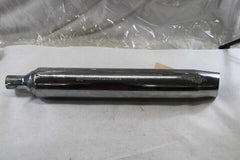 Exhaust Slip On Muffler LEFT Chrome 64900235 Harley Davidson