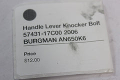 Handle Lever Knocker Bolt 57431-17C00 2006 BURGMAN AN650K6