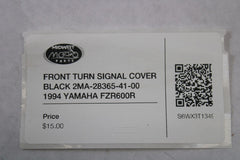 FRONT TURN SIGNAL COVER BLACK 2MA-28365-41-00 1994 YAMAHA FZR600R