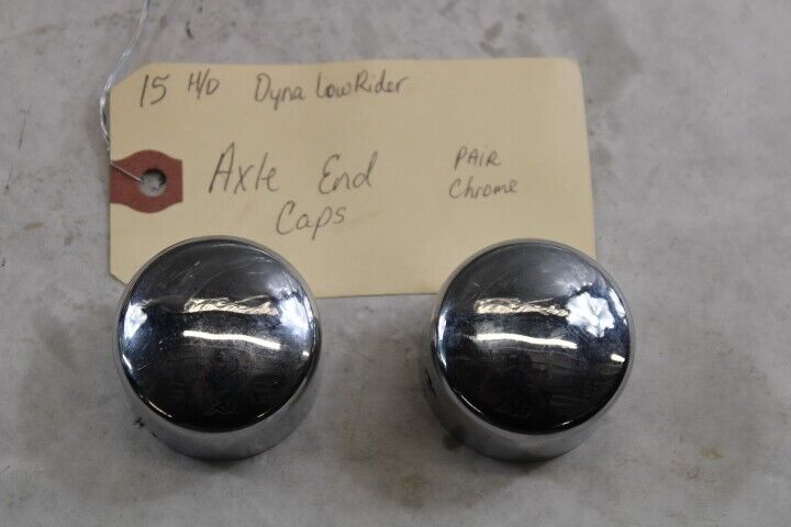 Axle End Caps Chrome Pair 2015 Harley Davidson Dyna Low Rider