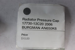 Radiator Pressure Cap 17730-12C20 2006 BURGMAN AN650K6
