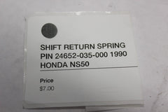 SHIFT RETURN SPRING PIN 24652-035-000 1990 HONDA NS50F