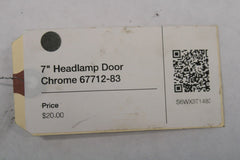 Headlamp Door Chrome 67712-83 2004 Harley Davidson Road King
