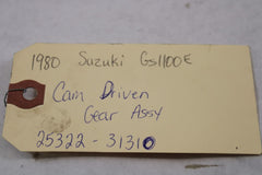 Cam Driven Gear Assy 25322-31310 1980 Suzuki GS1100 Red