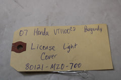 License Light Cover 80121-MZ0-700 2007 Honda Shadow Sabre VT1100C2