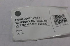 PUSH LEVER ASSY W/SPRING 4X7-16340-00-00 1984 VIRAGO XV700L