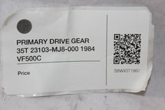 PRIMARY DRIVE GEAR 35T 23103-MJ8-000 1984 VF500C Honda Magna