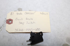 Front Brake Stop Switch 35340-MM5-600 1987 Honda CBR1000F Hurricane