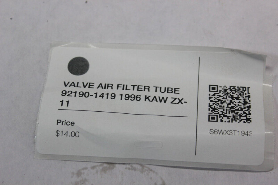 VALVE AIR FILTER TUBE 92190-1419 1996 KAW ZX-11