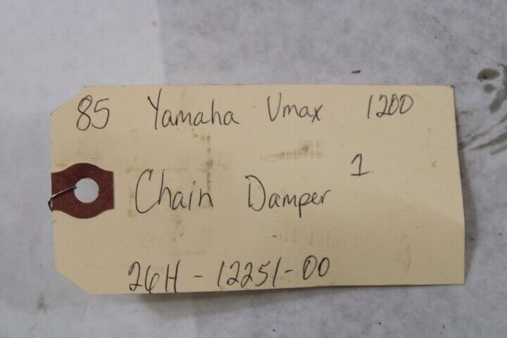 Chain Damper 1 26H-12251-00 1990 Yamaha Vmax VMX12 1200