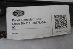 Panel, Console 1 Low Gloss Blk  1983 Yamaha Venture XVZ12TK 26H-2837L-02-00