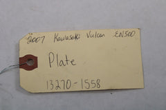 Plate 13270-1558 2007 Kawasaki Vulcan EN500C