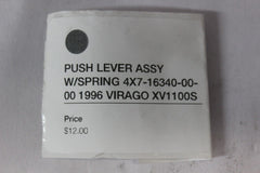 PUSH LEVER ASSY W/SPRING 4X7-16340-00-00 1996 Yamaha VIRAGO XV1100S