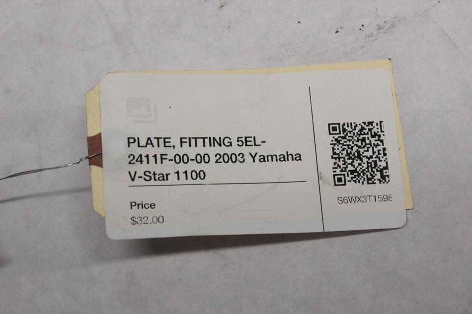 PLATE, FITTING 5EL-2411F-00-00 2003 Yamaha V-Star 1100