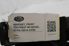 BRACKET, FRONT FOOTREST RH MODEL K7/K8 43510-41F20 2006 Suzuki Boulevard C50